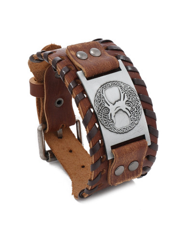 BT320 - Pulsera Marrón Árbol de la Vida