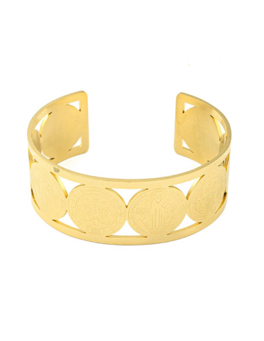 AT311- Brazalete medallas San Benito,...