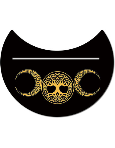 Soporte Cartas Tarot Triple Luna con...