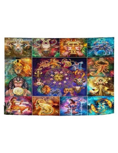 Tapiz 95x75 Zodiaco Signos, con...