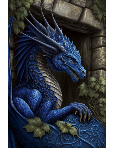 Placa pared Dragón Mod. 57, 40x28...