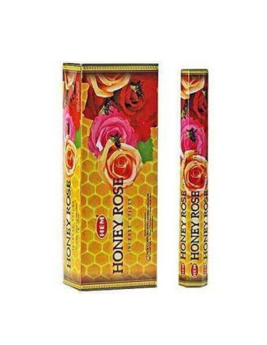 Incienso Miel de Rosas Hexag. - DF264