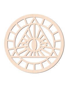 Decorativo Ojo madera - 51833