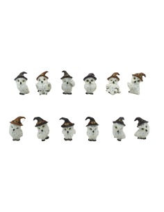 Buhos con sombrero de...