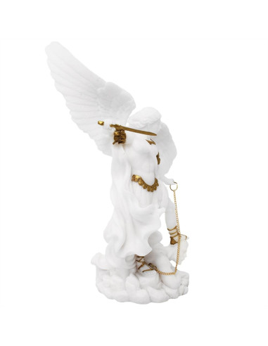 Arcangel San Miguel 21 cms, blanco -...