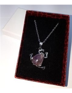 LC030 - COLGANTE RANITA AMATISTA 2