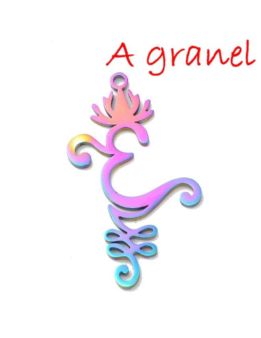 AG3-447 Om flor de Lotus, colores