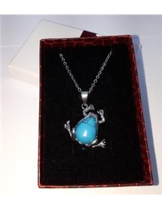 LC032 - COLGANTE RANITA TURQUESA 2