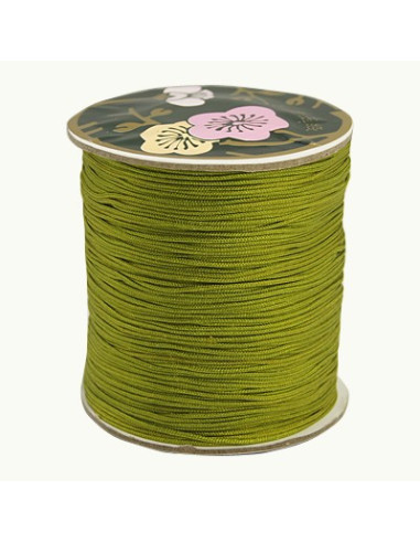 T1158 Rollo Hilo de Nylon verde 0.8...