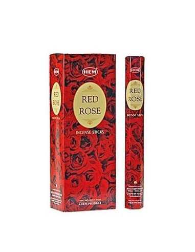 Incienso Rosa Roja Hexag. - DF257
