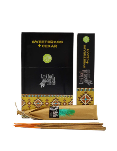 Incienso Tribal Soul Cedro y Heno -...
