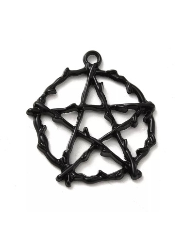 RA158 - Pentagrama Círculo Negro