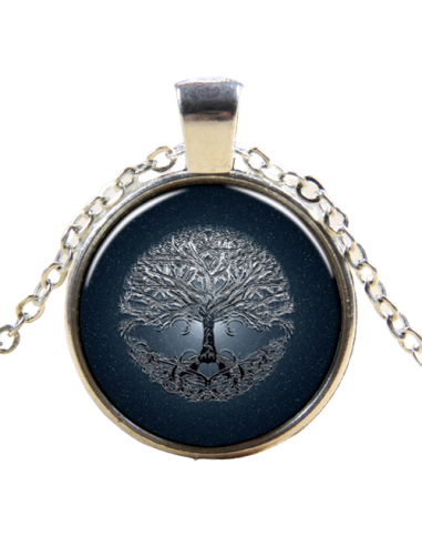 BR013 Arbol de la Vida Fondo Negro -...