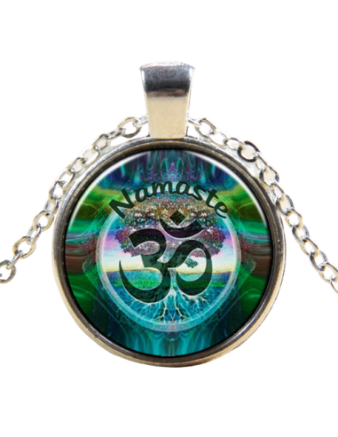 BR005 Om Namaste - Mandala Colgante