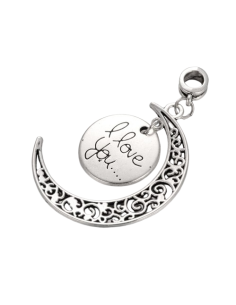 L001 - Colgante Luna I Love...