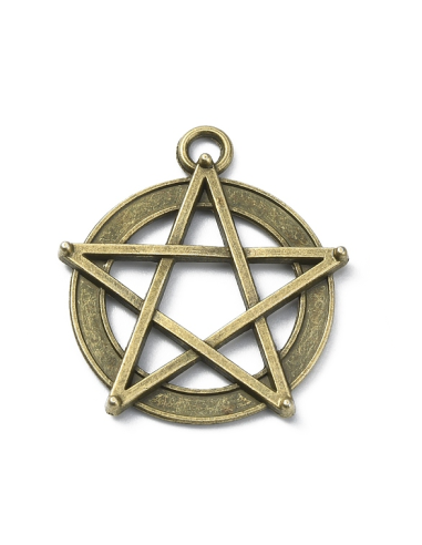RA153 - Pentagrama Círculo Bronce