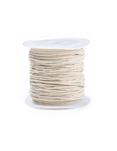 T1202 Hilo Algodón Encerado Crema