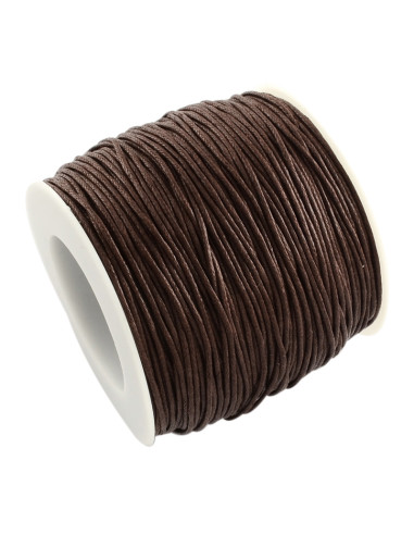 T1204 Hilo Algodón Encerado Marrón