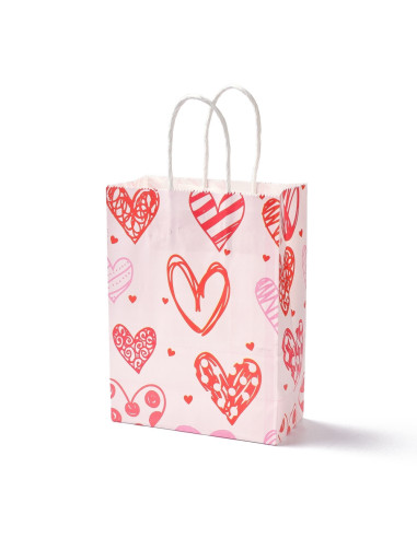 T3206 - Bolsas papel mod. Corazón