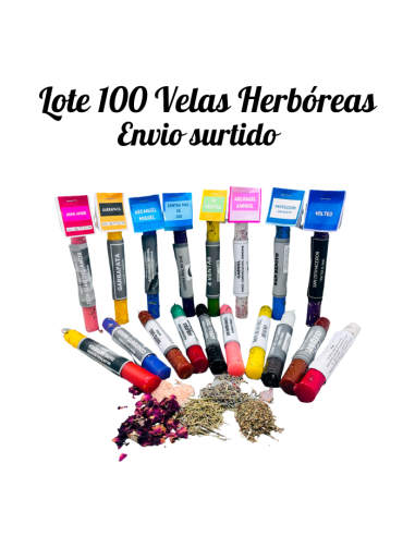 L100V - Lote 100 Velas Herboreas,...