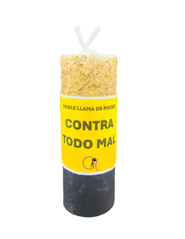 2812 - Velón Doble Llama de Poder,...