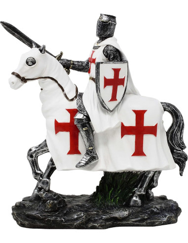 Templario sobre caballo, 21 cms - 78757