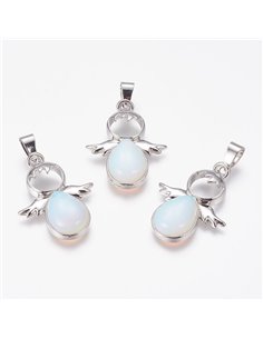 CL015 - COLGANTE ANGELITO AGUA MARINA 2