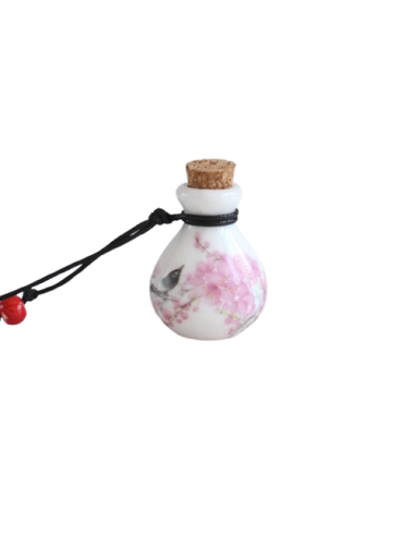 BD202 - Botella Ceramica Rosa Perla
