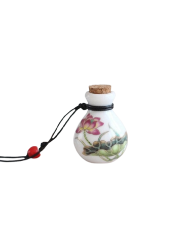 BD203 - Botella Cerámica Flor