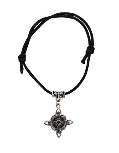BT717 - Pulsera Cuerda Nudo de Bruja...