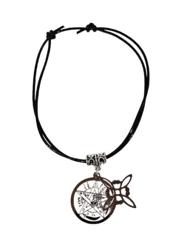 AB757 - Pulsera Poli-Cuero Doble...