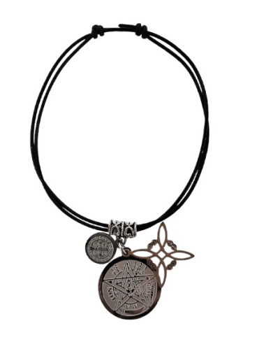 AB758 - Pulsera Poli-Cuero Triple...