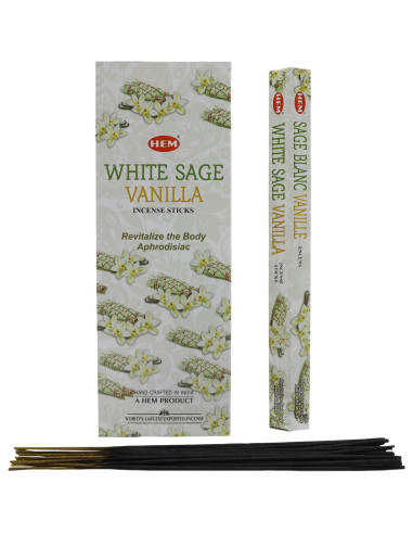 Incienso Salvia Blanca y Vainilla...