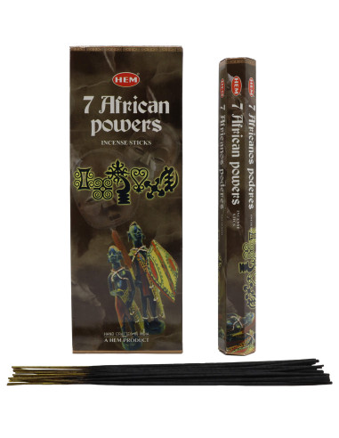 Incienso 7 Poderes Africanos Hexag -...