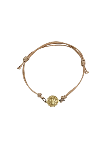 AT040 Pulsera Medalla San Benito...