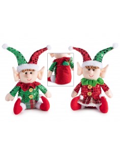 Elfo Navideño con bolsa...