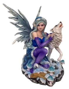 Hada Xene con lobo - 71304