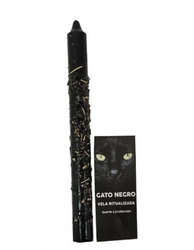 Vela Hierbas Gato Negro