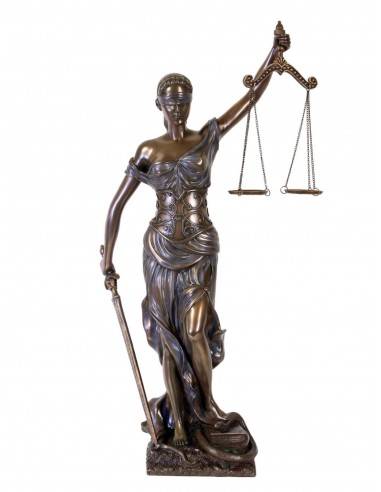 Diosa de la Justicia, 45 cm Bronce -...