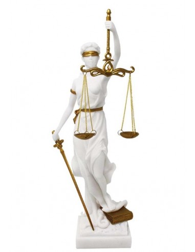Diosa de la Justicia 35 cms, Blanca -...