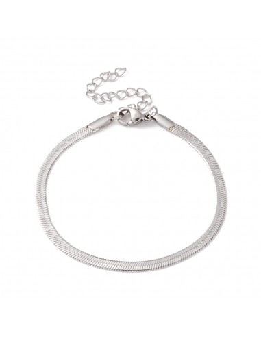 AT212 - Pulsera Plana, plateada