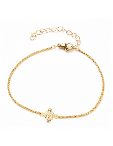 AT404 Pulsera Nudo de Bruja Doble,...