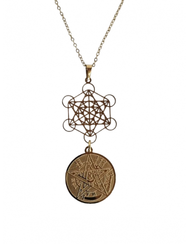 AD005 - Colgante Doble Tetragramatón...