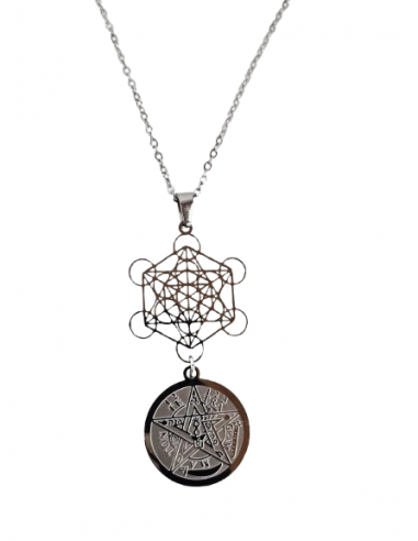 AD006 - Colgante Doble Tetragramatón...