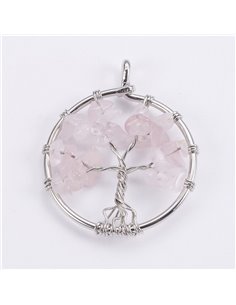 Y073 - ARBOL DE LA VIDA CUARZO ROSA