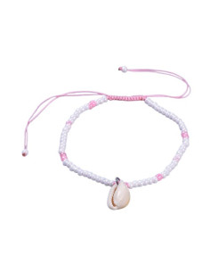 BT081 Pulsera Hilo bolitas...