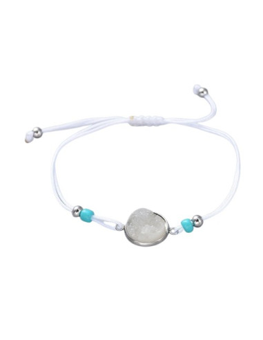 BT082 Pulsera Hilo con Drusa