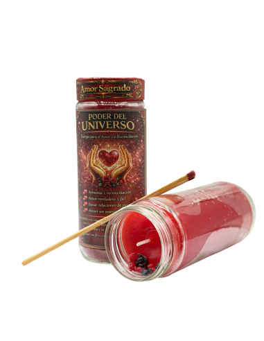 Velón Poder del Universo - Amor Sagrado