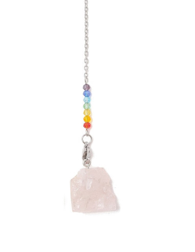 BT268 - Péndulo Piedra Cuarzo Rosa