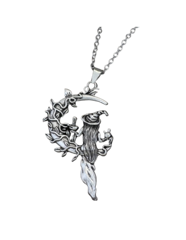 BG381 Brujas sentada en Luna (Metal)